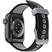 Produktbild OtterBox All Day Uhrenarmband für Apple Watch Series 9/8/7/6/SE 2. gen/SE 1. gen/5/4/3-38mm/40mm/41mm, Weiches, Angenehmes und Strapazierfähiges Silikonband für Apple Watch, Autobahn Black
