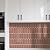 Alwayspon 10 Sheets 12" x12'' Caramel Brown Arch Peel and Stick Backsplash Wall Tile, Waterproof 3D Wall Panels Stick on Tiles for Kitchen Backsplash Bathroom