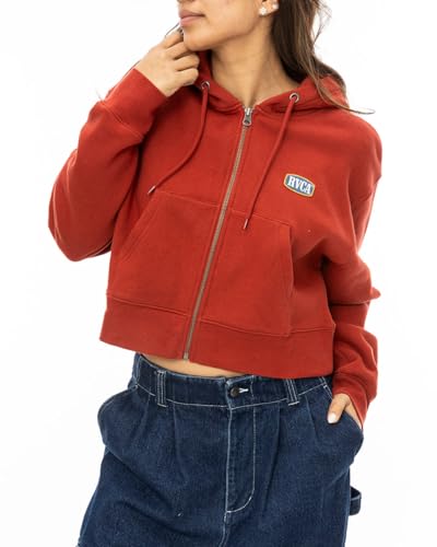 (ルーカ)RVCA 2024 レディース OLD WEST DAD CROPPED パーカー RQS0 【2024年秋冬モデル】 RQS0 M