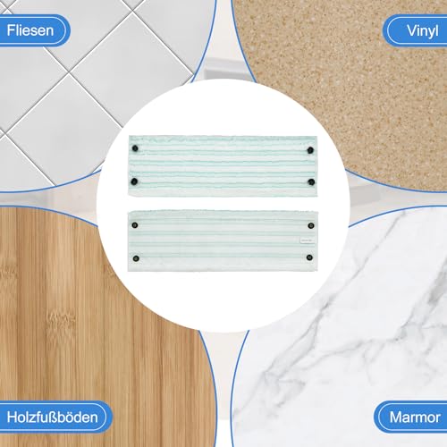 Wischmopp Bezug für Leifheit Combi/Clean Twist M Micro Duo Bodenwischer Ersatzbezug Wischbezug Ersatz Mikrofaser Mopptuchbezug