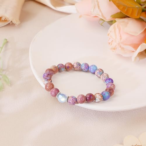 Sereney-60th-Birthday-Gifts-for-Women-Natural-Stone-Bracelet-as-Gifts-for-60-Year-Old-Women-Moonstone-Bracelet-for-1964-Women-as-60th-Birthday-Gifts-Idea-for-Mom-Sister-Grandma-Friend-Birthday-Gifts
