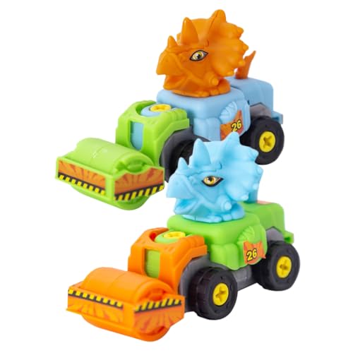 UPKOCH 6 peças camião dinossauro de brinquedo para carros de construção de forma divertida material resistente presente infantil para diversão e educativo