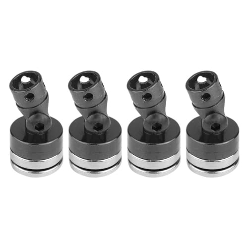 Body Shell Mount Column, Magnetic Post Mount, Body RC Car Magnetic Shell Post 4Pcs Model Car Body Post Mount for SCX10 4WD 1:10(Black)