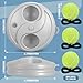 ADDFUN Tennis Trainer Rebound Ball with String, Tennis Practice Rebounder Solo Tennis Training Equipment Tennis Buddy with 3 Highly Elastic String Balls and Drawstring Backpack for Beginners Exercise