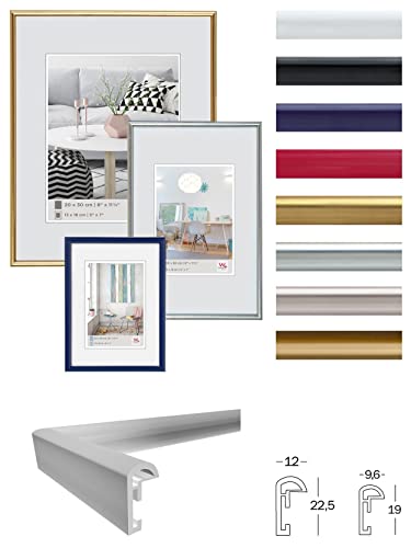 Walther design nero 50 x 75 cm Galeria cornice in