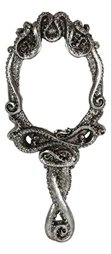 Ebros Nautical Marine Deep Ocean Monster Kraken Cthulhu Octopus Tentacles Resin Sculptural Hand Mirror Vanity Boudoir Beauty Accessory Handheld Mirrors For Women Ladies Girls #TOP1