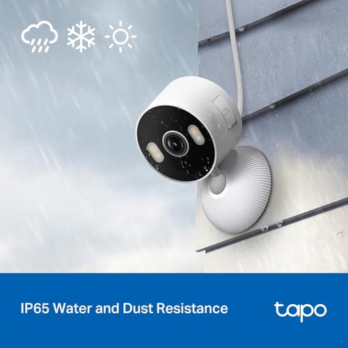 Image of Tapo 2K Indoor /Outdoor Wired Security Camera - Works as a Baby Monitor & Pet Camera, Person /Motion /Baby Cry Detection, 2-Way Audio, Siren, Subscription-Free SD Storage or Optional Cloud, C113 (2-Pack)