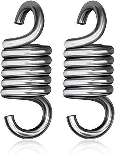 LATRAT Molla di trazione per sedia sospesa e amaca, in acciaio inox, da appendere per porta swing, sedie sospese, in acciaio inox, 7 mm