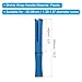 PATIKIL 10inch Shrink Wrap Handle, 4 Pcs Stretch Wrap Dispenser Stretch Film Dispenser Small Hand Dispenser Saver for 1.5 inch Core Furniture Wrapping Moving Packing Warehouses, Blue