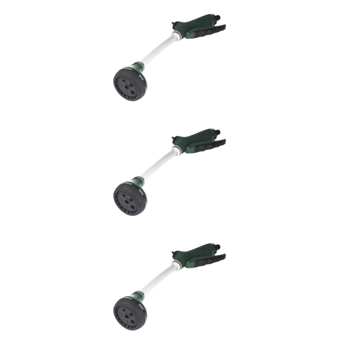 TOYANDONA 3 Pièces Pulvérisateur de Jardin avec Long Tuyau Outil Irrigation Ajustable pour Arroser Plantes Laver la Voiture et Nettoyer Couleur Verte