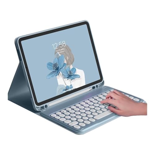 Clavier et souris pour Samsung Galaxy Tab S9 étui rose JiuRui - 6