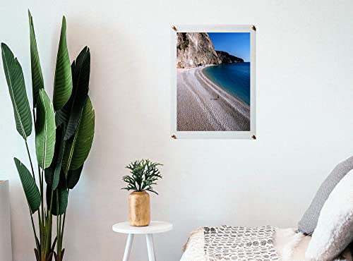 Coolmodernframes GMS1923DG Cool Modern Frames 16X20 Inch Clear Double Panel Floating Acrylic Picture Frame Display thumb #2