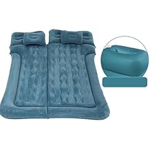 Car Air Mattress for LINCO MKC MKT MKX MKZ Continental Nautilus Navigator 2010-2024, Thickened Car Bed Mattress, Travel Sleeping Pad, Back Seat Bed Cushion with Air Pump 2 Pillows