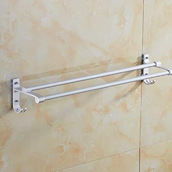 Barra toalla montada pared,toallero colgador Toalla Espacio ...