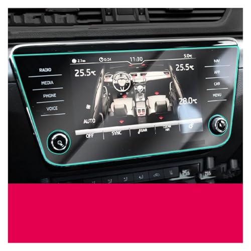 Film protection navigation GPS Skoda Superb 8 pouces anti-choc pour tableau de bord