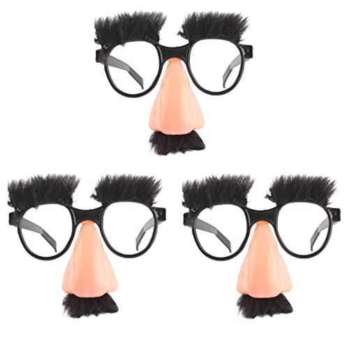 Ya en mundofriki.es: Divertidos vasos para cejas y bigote, gran nariz, disfraz, gafas de disguise, gafas divertidas, Halloween, gafas de nariz grandes, para Halloween, fiesta de disfraces, 3 unidades, color negro