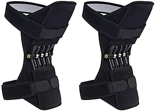 Image of Knee Support Power Brace | Spring Force Knee Booster Pads | Joint Pain Relief Leg Support Belt | Adjustable | Non Slip Knee Stabilizer for Sports Walking Climbing | Recovery Support | Protective Sport(MULTICOLOR)
