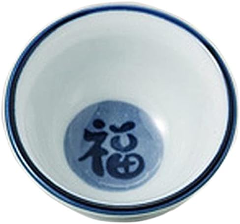 せともの本舗 Set of 10 Maneki Gui Cups, 2.4 x 1.2 inches (6.1 x 3.2 cm), 1.6 fl oz (50 cc), 1.7 oz (48 g), Liquor Set, Ryokan, Izakaya, Kappo, Japanese Tableware, Restaurant, Commercial Use,