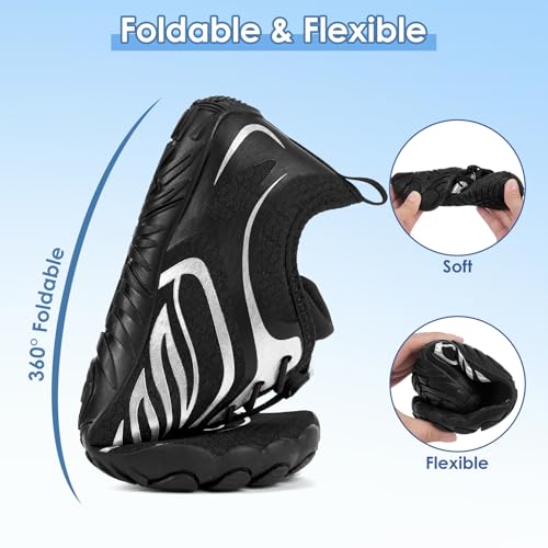 Image of Hike Barefoot Shoes Women Men,Wide Toe Water Shoes 2025 New Breathable Grounded Footwear Non-Slip Fashion Hiking Shoe for Walking Swim Pool Beach Outdoor Water Sports