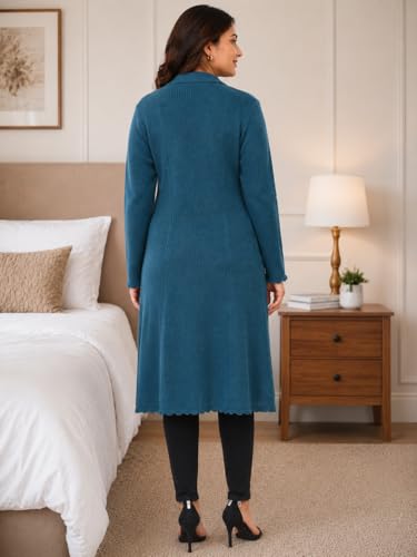 Image of Matelco Women's Wool Round Neck Cardigan
