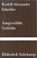 Ausgewählte Gedichte (Bibliothek Suhrkamp ; 572) 3518015729 Book Cover