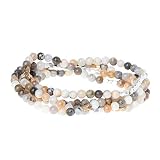 Scout Curated Wears - Women's Stone Wrap Bracelet & Necklace - Mexican Onyx - Stone of Confidence