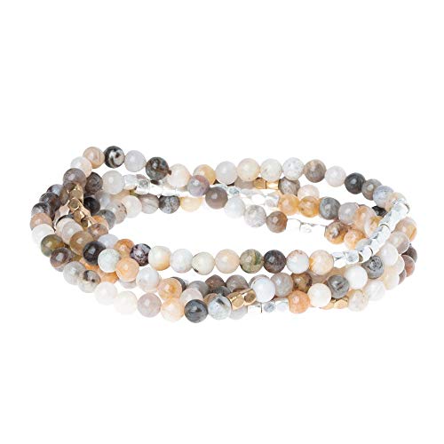 Scout Curated Wears - Women's Stone Wrap Bracelet & Necklace - Mexican Onyx - Stone Of Confidence #TOP19