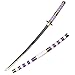 Sword Fort Handmade Katana Anime Cosplay, 1045 Medium Carbon Steel, Sharp Knives, Roronua Zoro, Luffy Sword - Purple