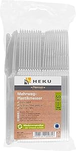 Heku 985 Mehrweg Kunststoffmesser 50 Stück