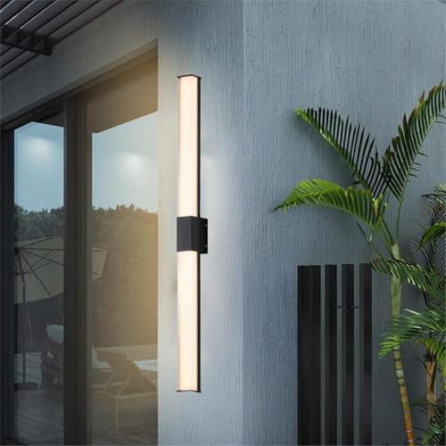 Luminaire mural acrylique haut de gamme au design épuré noir pour une architecture contemporaine