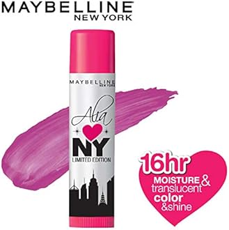 Maybelline New York Baby Lips Loves Nyc Tinted Matte Lip Balm For Dark & Pigmented Lips, Manhattan Mauve, 4G