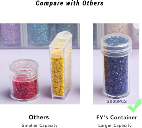 Cajas de pintura de diamantes para mantener tu rincón de manualidades ordenado y limpio 5