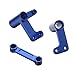 Aluminum Steering Bellcranks and Draglink Upgrade for 1/10 Traxxas 2WD Slash Rustler Bandit Replace 3743 Blue-Anodized