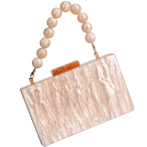 Acrylic Clutch Purse Marble Evening Bag Handbag for Women Wedding Prom Party Bride