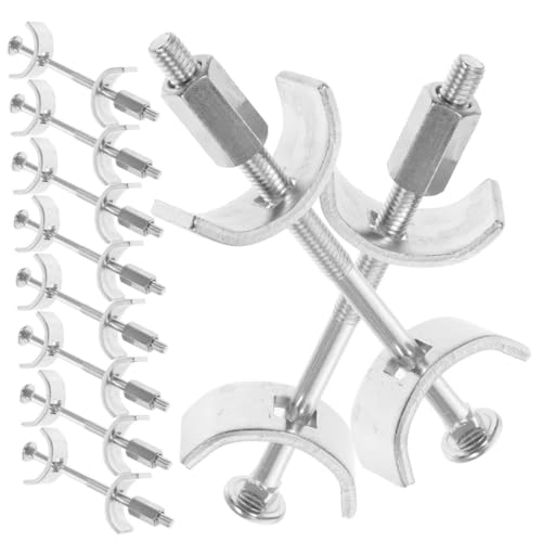 HIAKDOFT 10個 キッチンカウンタートップジョイントコネクター 高耐久テーブルトップファスナー クランプ式固定具 簡単取り付けで安定した接