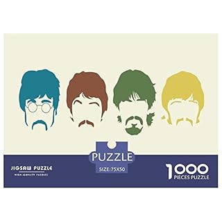 Puzzles 1000 pièces pour Adultes The Beatles Jigsaw Puzzle Famous Bands 1000 pièces Puzzle pour Adultes pour Jeu de Famille Adolescents et Enfants 1000pcs (75x50cm) - Les Beatles, Paul McCartney, John Lennon, RIngo Starr, George Harrison Puzzles 1000 pièces pour Adultes The Beatles Jigsaw Puzzle Famous Bands 1000 pièces Puzzle pour Adultes pour Jeu de Famille Adolescents et Enfants 1000pcs (75x50cm) – Image 2