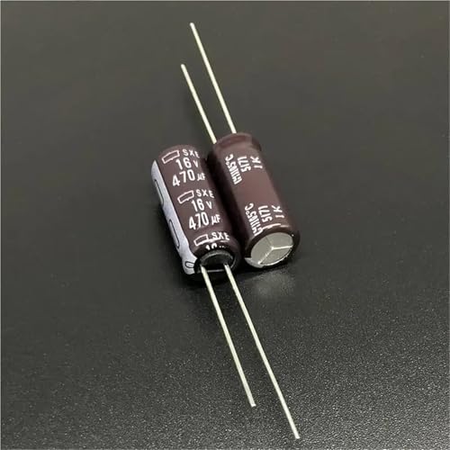 Condensateur 16V 470uF basse impédance 8x20mm radial électrolytique pour filtrage de courant
