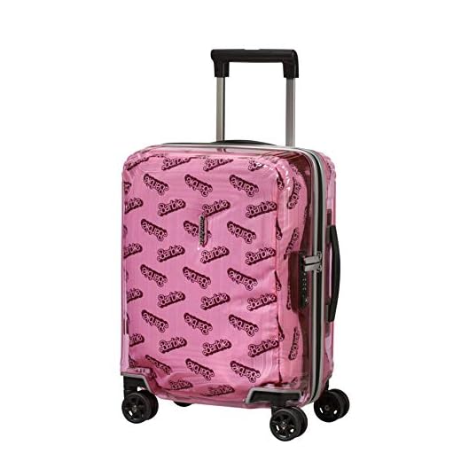 Samsonite Neopulse Barbie Maleta Infantil con Ruedas XS (45cm-26L), Rosa (Barbie Transparent Pink)