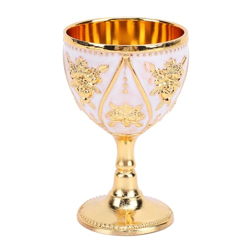 RiToEasysports Copa de vino de metal vintage de 30 ml Sofisticada y suave taza portátil para bares o restaurantes - Adecuado para los amantes de la elegancia (#3)