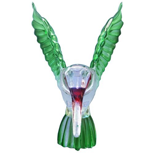 Topspeeder Color-Changing LED Solar Mobile Wind Chime LED Changing Light Color Waterproof Six Hummingbird Wind Chimes for Home Party Night Garden Decoration(Copper Board Hummingbird)