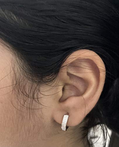 Image of Exclusive 925 Sterling Silver Jerkin Bali Earrings For Girls & Women Comfortable Easy to Wear Size 12 MM Light Weight 3 GM
