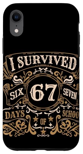 ����67���Ԃ̊w�Z�𐶂����т� 6 7 �V�b�N�X�Z�u���̖ʔ����~�[�� �X�}�z�P�[�X iPhone XR �p