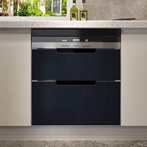 Cre8Tive 24"X354" Brushed Blue Stainless Steel Contact Paper For Appliances Metallic Wallpaper Stick And Peel Waterproof Heat Resistant Self Adhesive Vinyl Roll For Kitchen Backsplash Fridge Cabinets #TOP5