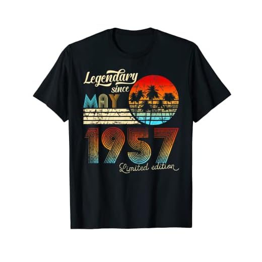 Cumpleaños Legendario Desde Mayo De 1957 Regalo. Camiseta