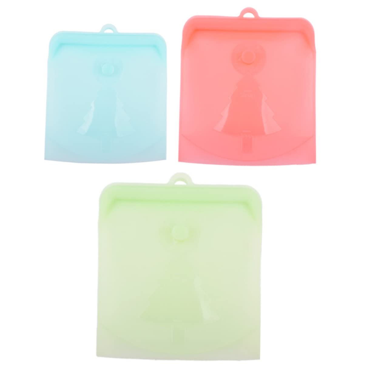 Sacchetti Per Alimenti in Silicone Autosigillanti Sacchetti Per Congelatore A Tenuta Stagna Per Carni Snack Cereali Frutta Casuali