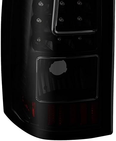 AKKON - For 99-02 Chevy Silverado 09-03 GMC Sierra Pickup Truck Black Smoked G2 LED Tail Lights Brake Lamps Replacement