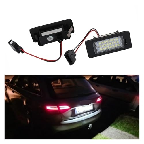 Placa de matrícula luces LED 12V Canbus para Jetta Touran Passat 6