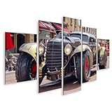 Photo Gallery islandburner prime immagine su tela, motivo: auto retrò dorata in città, per soggiorno, fan di auto, casa, auto, poster Photo Gallery islandburner prime immagine su tela, motivo: auto retrò dorata in città, per soggiorno, fan di auto, casa, auto, poster
