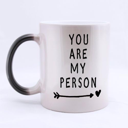 Popular You are my person and I'm your person Morphing Coffee or Tea Mug - Mothers Day Gift - Gift For Him or Her - for Best Friends