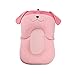 belupai Tappetino per il bagnetto Neonato Pieghevole Vasca da bagno per bambini Pad Sedia Mensola Vasca da bagno neonato Sostegno infantile Cuscino Mat(Cucciolo rosa)
